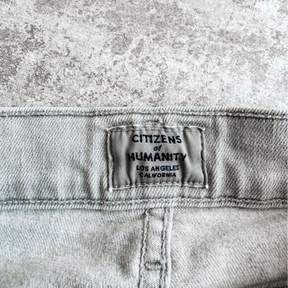 Citizens of Humanity Harlow Ankle Mid Rise Slim Grey Jean Size 25 - Picture 6 of 10
